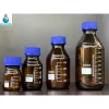 Chai nâu nắp vặn xanh 100ml 250ml 500ml, chai thuỷ tinh soda-lime đựng mẫu thí nghiệm, có chia vạch